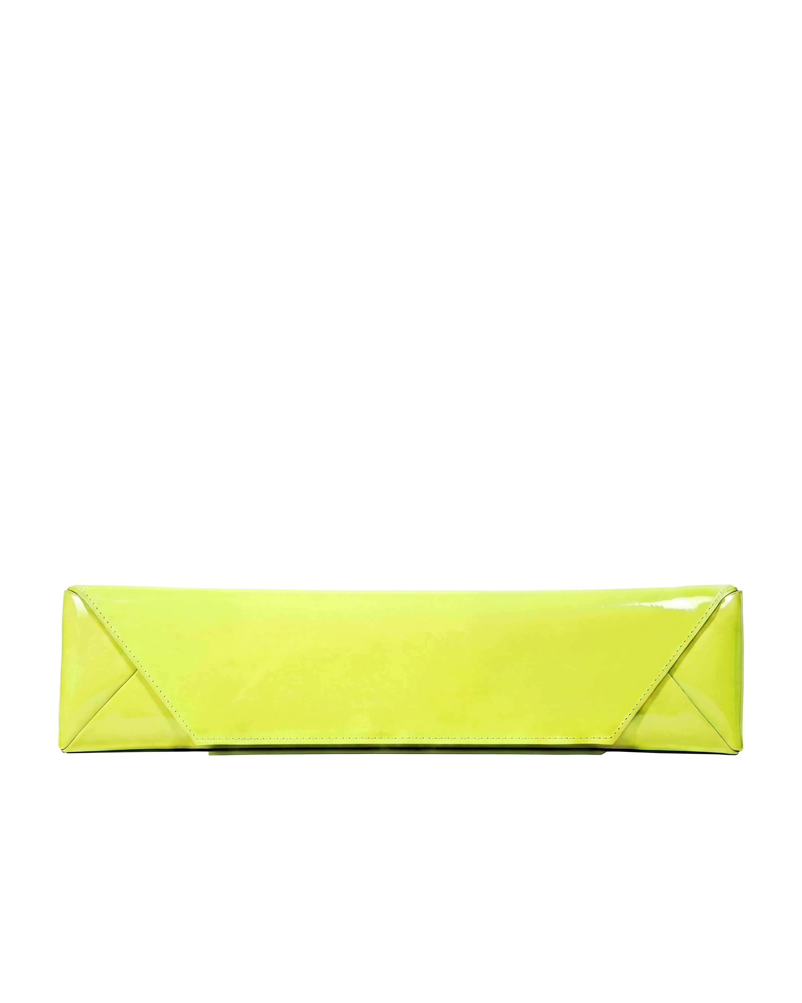 LIME YELLOW ENVELOPE BAG