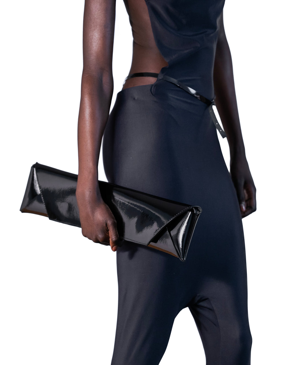 BLACK ENVELOPE BAG